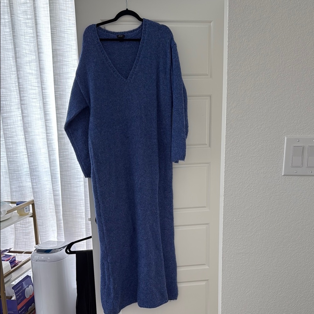 Nasty Gal Blue Maxi Dress